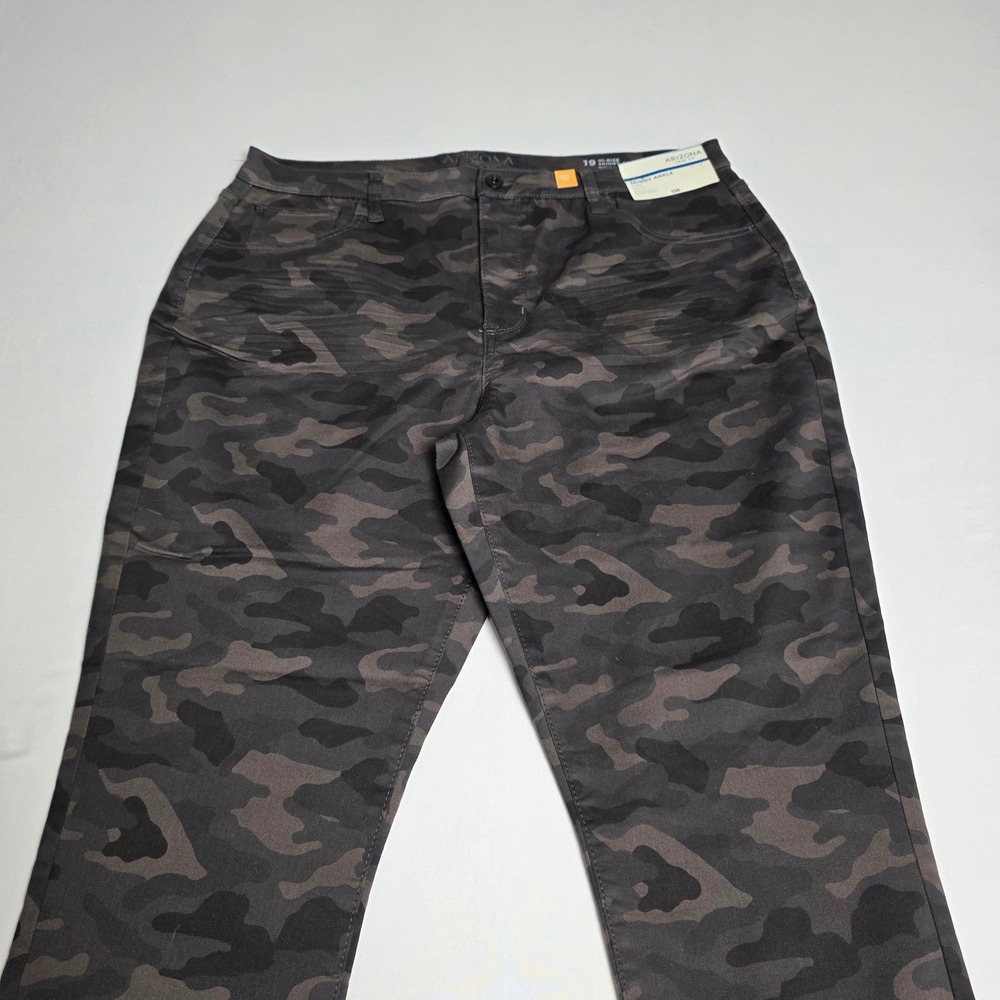 Arizona Jean Co Skinny Ankle Pants Womens 19 Camo Hi-Rise Slim Fit New